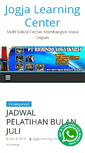 Mobile Screenshot of jogjalearningcenter.com