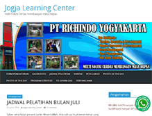 Tablet Screenshot of jogjalearningcenter.com